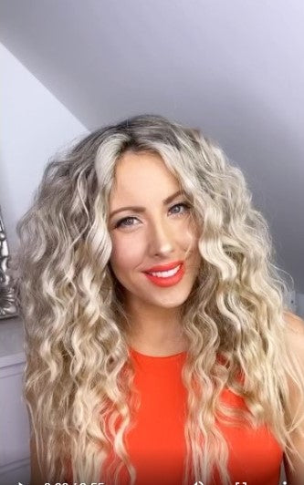 Mermaid curls long outlet hair