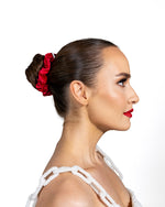 Limited Edition 100% Silk Christmas Day Scrunchie - Red