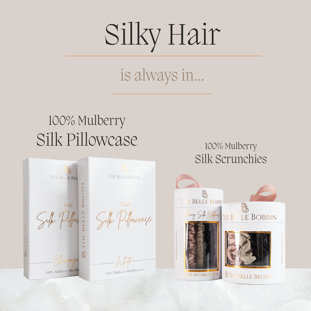 The Silk Pillowcase - White – Belle Hair Extensions